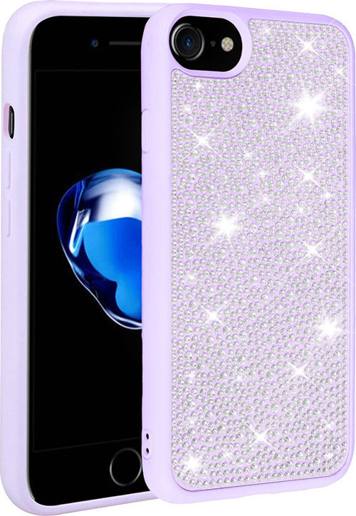 Apple iPhone 7 Kılıf Parlak Taşlı Tasarım Zore Ston Kılıf