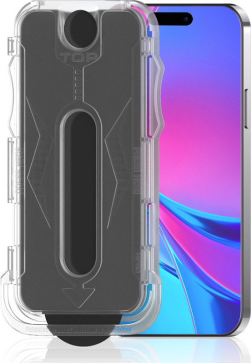 Apple iPhone 13 Zore Kolay Uygulama Aparatlı 5D Magic Privacy Glass Hayalet Cam Ekran