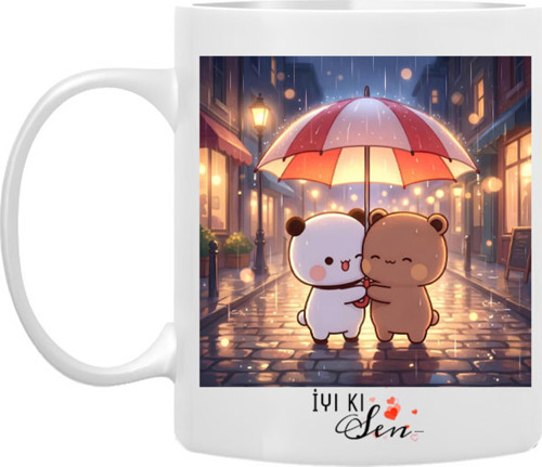 ' İyi'Ki Sen ' Bubu Dudu Porselen Kupa Bardak (Tekli)