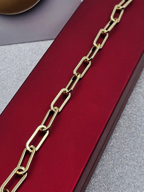 Xuping Zincir Model Çelik Bileklik Gold Renk