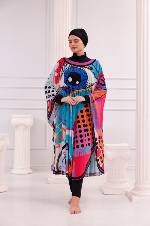 Kimono Pareo - Tesettür Pareo - Fethiye Model 240x135 Cm