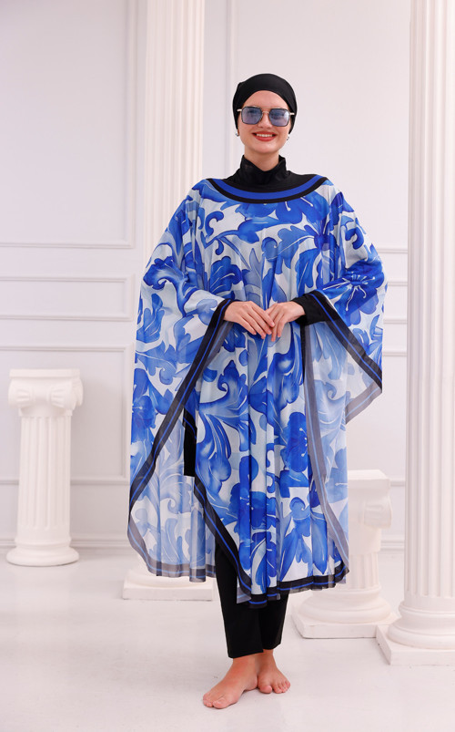 Kimono Pareo - Tesettür Pareo - Akdeniz Model 240x135 Cm
