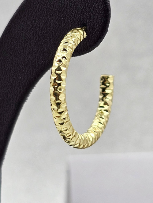 Xuping Burma Model Gold Renk Çelik Küpe