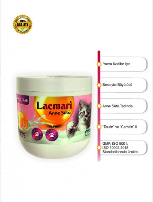 Lacmari cat 200 gr Yavru Kediler Için Süt Tozu