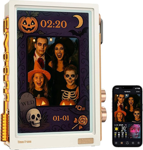 Times Frame 10.1 Akıllı Kişiselleştirilebilir Dijital Çerçeve, 64GB Beyaz