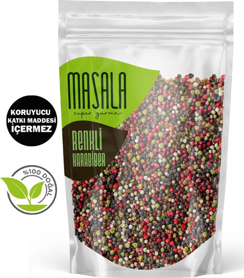 Renkli Karabiber 100 g - 4 Renk Biber