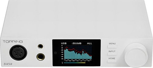 Topping Audio DX5 II DAC & Kulaklık Amplifikatörü (Beyaz)