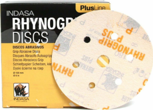 Rhynogrıp Plus Dısc 150Mm Hookıt Disk Zımpara 6 Delik P80 50 Adet