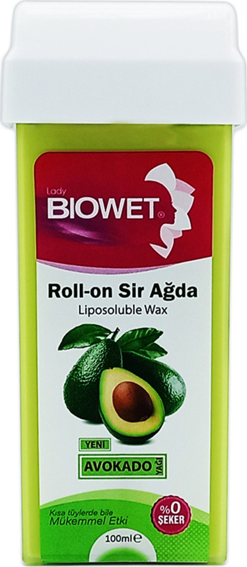 Bıoweet Biowet Roll-On Sir Ağda Avokado Yağı 100 Ml