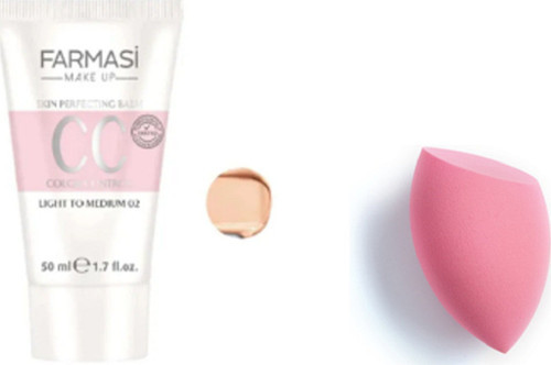 ,50 Ml 02 Açıktan Ortaya Cc Krem + Hediye Sünger