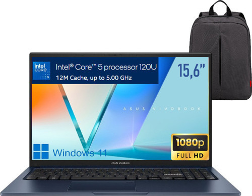 Vivobook 15 X1504VA-NJ3665 P3 Intel Core 5 120U 24GB 512GB SSD Win11 Pro 15.6"