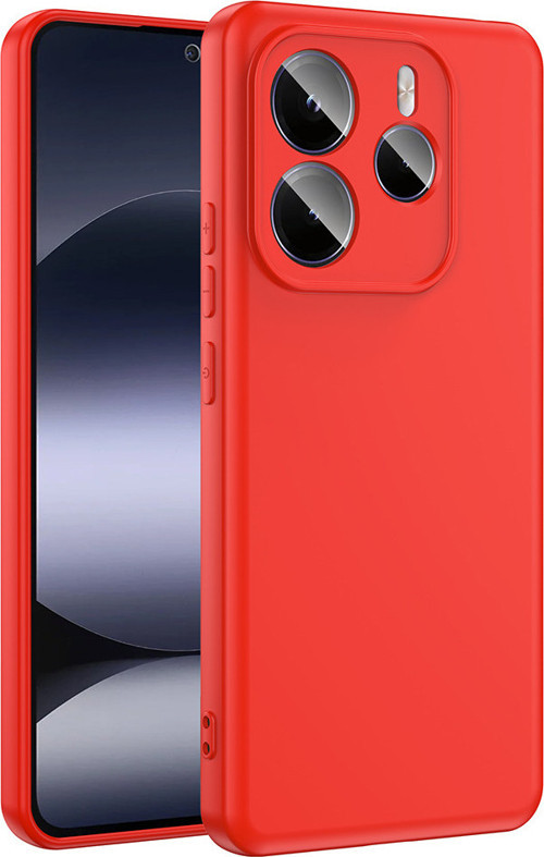 Redmi Note 14 5G Kılıf Lansman Tasarım İç Yüzeyi Kadife Silikon