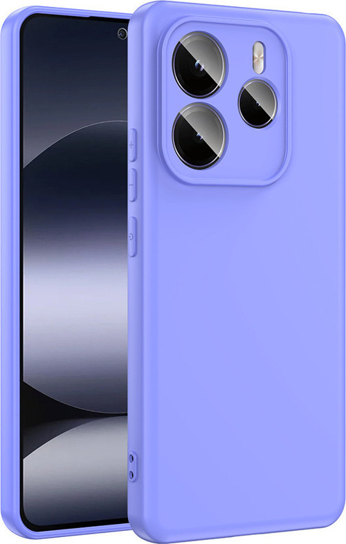 Redmi Note 14 5G Kılıf Lansman Tasarım İç Yüzeyi Kadife Silikon