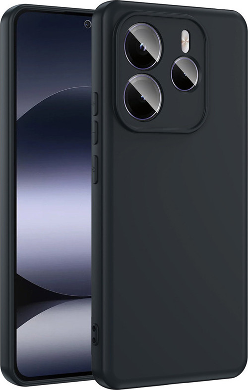 Redmi Note 14 5G Kılıf Lansman Tasarım İç Yüzeyi Kadife Silikon