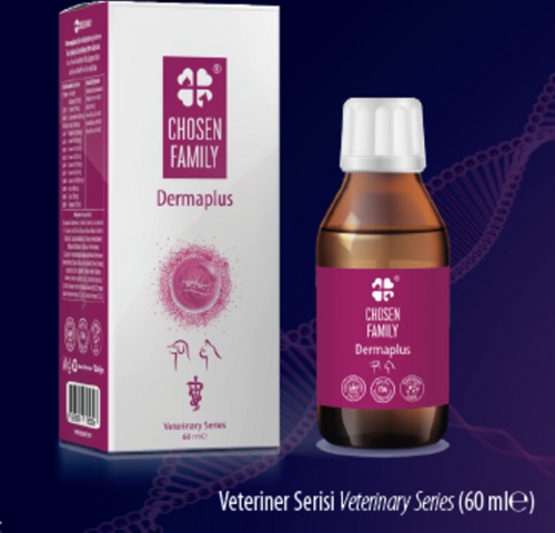 Chosen Family Dermaplus 60 ml - Kedi ve Köpek Tüy Dökülme Karşıtı Vitamin Şurubu (Biotin & Çinko & Omega)