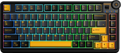 AU75 3 Modlu RGB Mekanik TKL Seiya Switch Siyah Kablosuz Gaming Klavye
