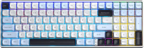 S100 Pro RGB Mekanik Hot Swap Brown Switch Mavi Kablosuz Gaming Klavye