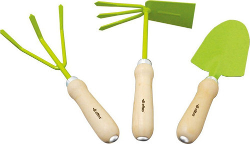 3'lü Bahçe Kürek Seti EBS 003 ( Kürek Çapa Tırmık)