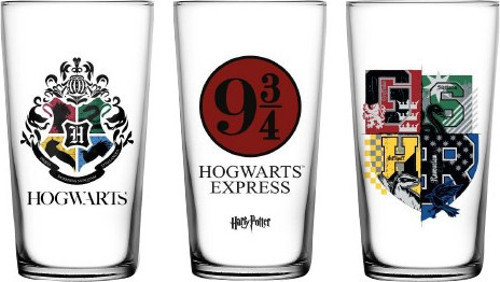 96805 3Lü Harry Potter Desenli 570cc/19oz Su Bardağı