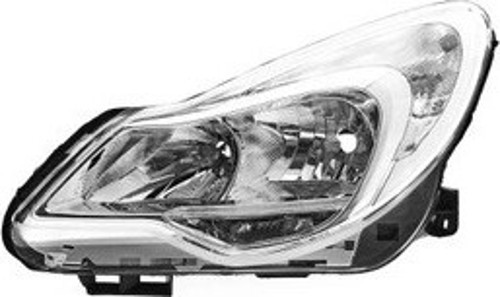 Opel Corsa Ön Far Elektrikli Motorlu Nikelaj Hatchback Sol 2011- (Oem No: 95507717)