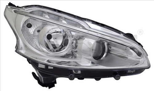 Peugeot 208 Ön Far Elektrikli Motorlu Ledli Gündüz Farlı Sağ 2012- 2015- (Oem No: 1609697280)
