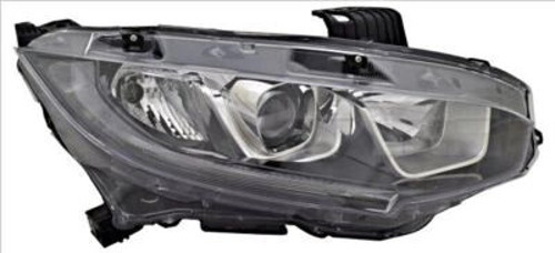 Honda Civic Fc5 Ön Far Elektrikli Motorlu Gündüz Ledli Far Sağ 2016- (Oem No: 33100Tecp01)