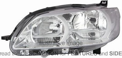 Peugeot 301 Ön Far Elektrikli Motorlu Sol 2011- (Oem No: 9675139080)