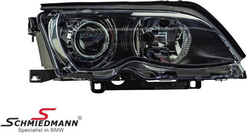 Bmw 3 Serisi Ön Far Elektrikli Motorlu Xenon Sıyah Sağ 2001 2004- (Oem No: 63127165776)
