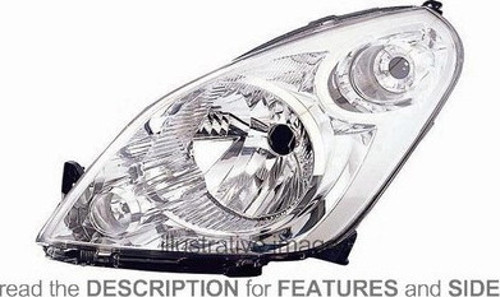 Suzki Splash Ön Far Elektrikli Motorlu Sağ 2008- (Oem No: 35120-51K00-000)
