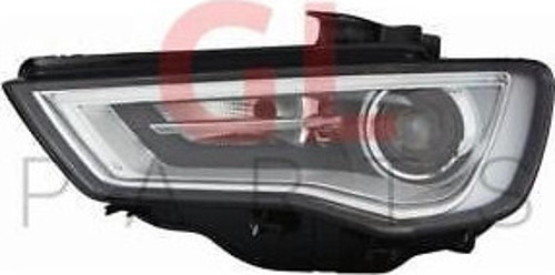 Audi A3 Ön Far Elektrikli Motorlu Nikelaj Ledlı Xenon Tip Sol 2013-2016 (Oem No: 8V0941043)