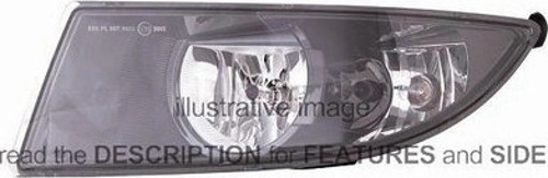 Skoda Fabia Ön Sis Lambası Gündüz Far Sıyah Tıp Sol 2010- (Oem No: 5J0941701C)