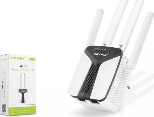 Pix-Link Lv-Wr64q3 Wifi Repeater + Router + AP 450 Mbps Siyah / Beyaz