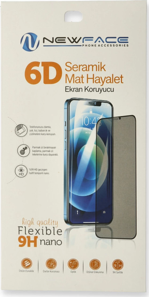 İphone 12 Pro Max 6D Mat Seramik Hayalet Nano Ekran Koruyucu