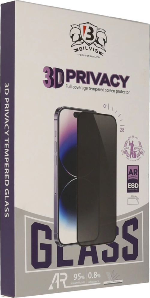 İphone 16E Bilvis 3D Hayalet Cam Ekran Koruyucu