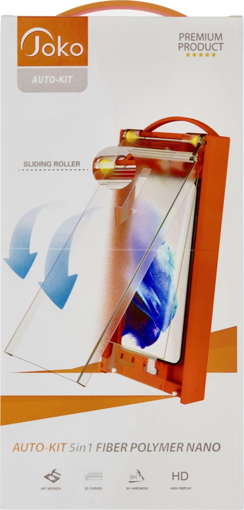Joko Samsung Galaxy S22 Ultra Autokit 5In1 Fiber Polymer Nano Ekran Koruyucu