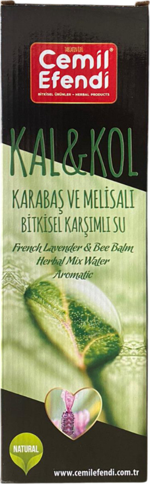 Kal Kol Karabaş Ve Melisalı Bitkisel Karışımlı Su 1 Litre