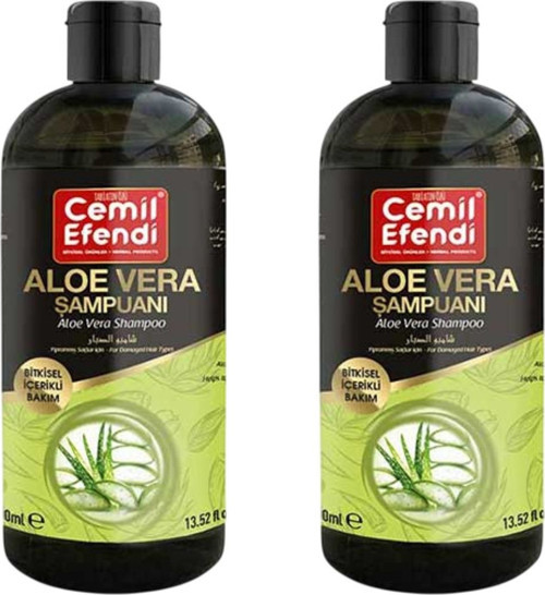2 Adet Aloe Vera Şampuanı 400 Ml