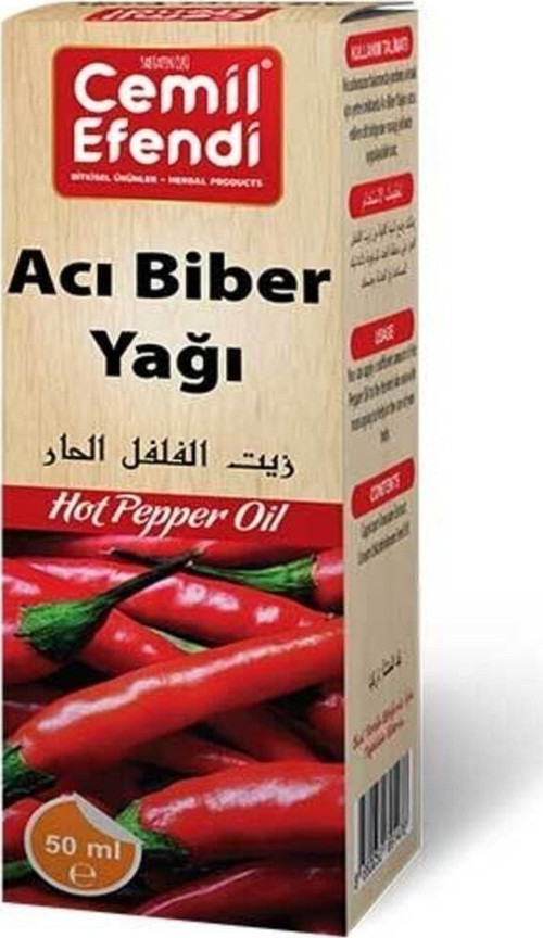 Kırmızı Acı Biber Yağı 50 Ml