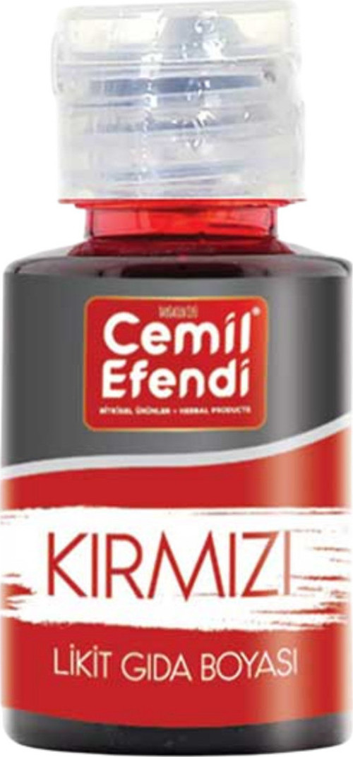 Kırmızı Sıvı Gıda Boyası 50 Ml Doğal Renklendirici