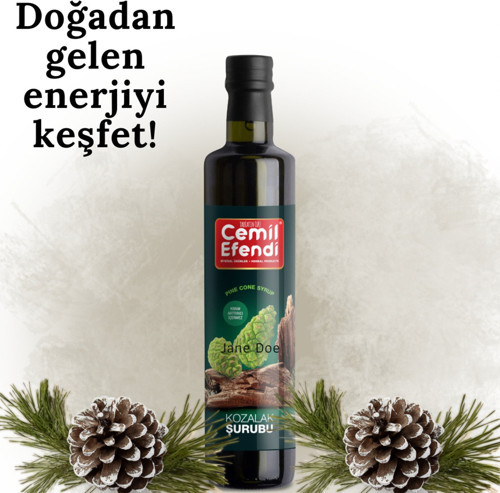 Kozalak Şurubu 520 Gr Doğadan Gelen Lezzet Kıvam Arttırıcı İçermez