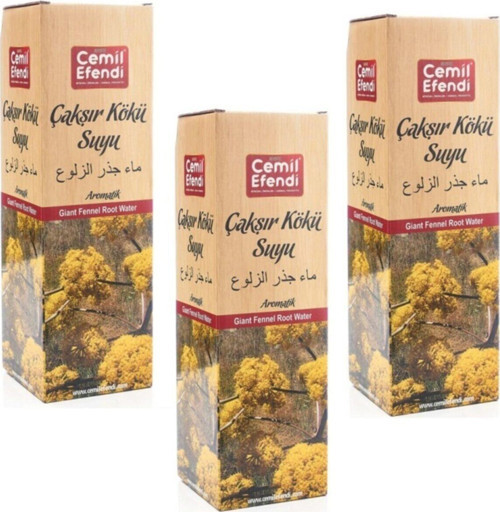 Çakşır Kökü Suyu 3 Litre %100 Su Buharı Distilasyonu 3X1 Litre