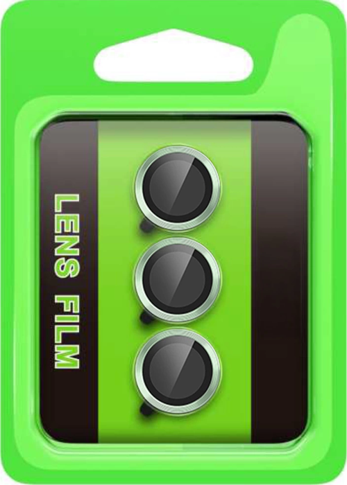 Samsung Galaxy S25 Fe Raze Metal Kamera Lens - Yeşil