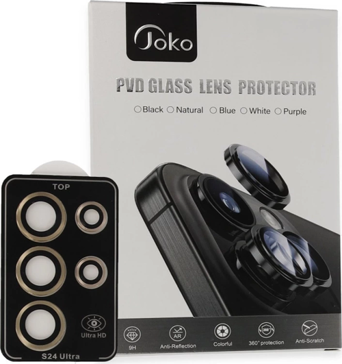Joko Samsung Galaxy S23 Ultra Pvd Metal Kamera Lens - Gold