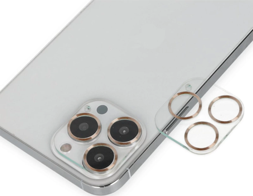 İphone 14 Pro Max Band Metal Kamera Lens - Gold