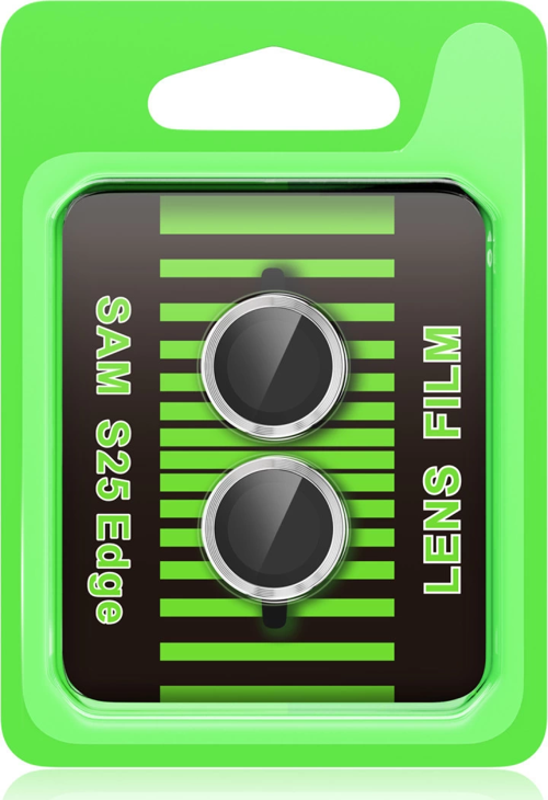 Samsung Galaxy S25 Edge Raze Metal Kamera Lens - Gümüş