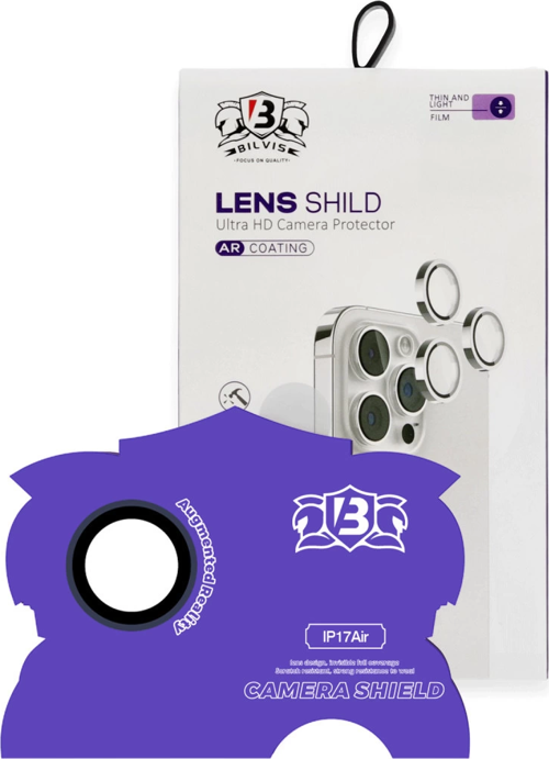 Apple İphone 17 Air Bilvis Titan Kamera Lens - Lacivert