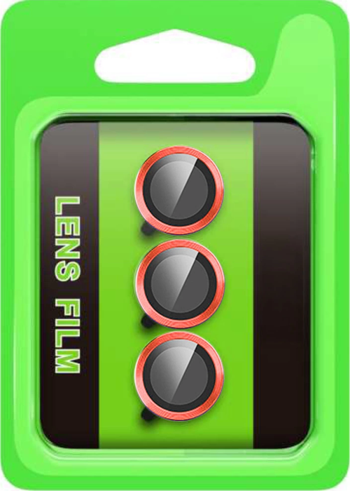 Samsung Galaxy S25 Fe Raze Metal Kamera Lens - Kırmızı