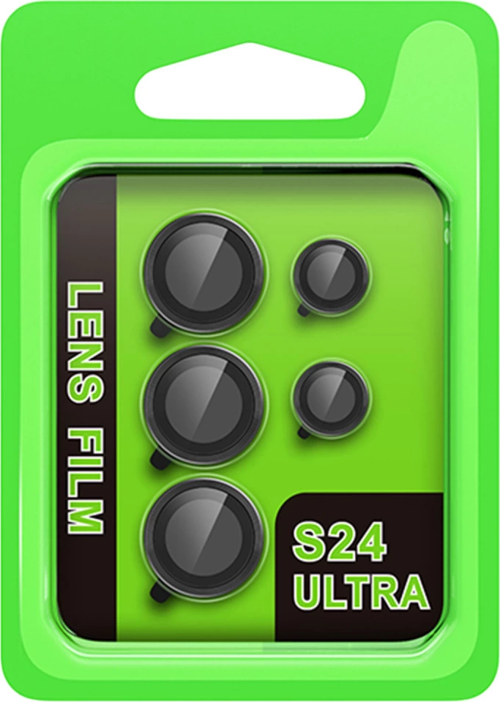 Samsung Galaxy S24 Ultra Raze Metal Kamera Lens - Siyah