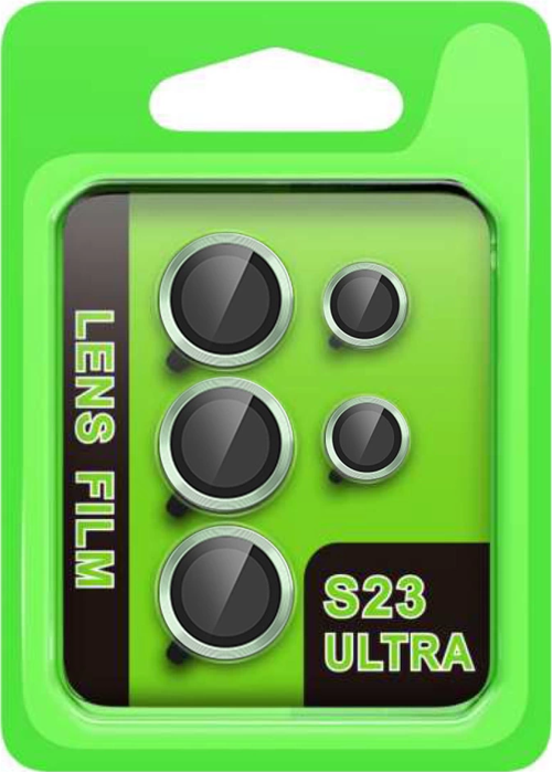 Samsung Galaxy S23 Ultra Raze Metal Kamera Lens - Yeşil