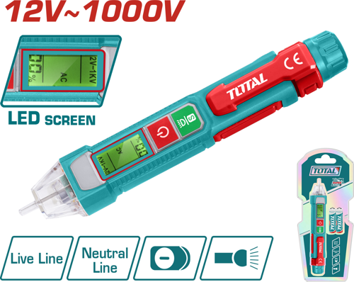 DİJİTAL LED EKRANLI AC VOLTAJ DEDEKTÖRÜ THT210003